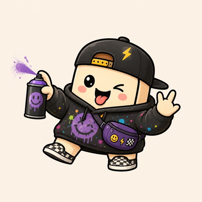 Chaotic Friend Chunks character